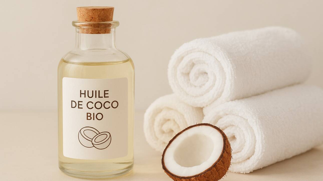 huile coco bio massage