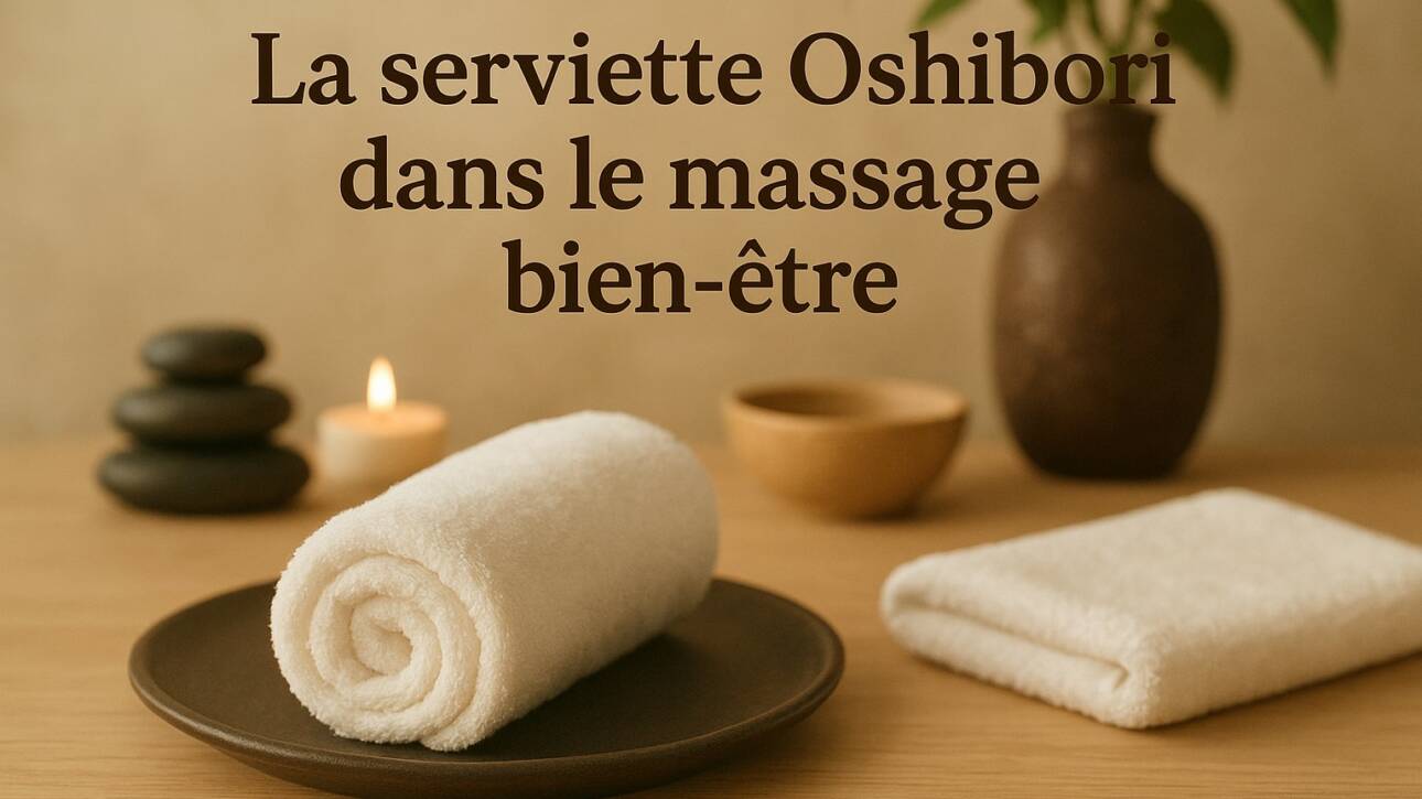 serviette oshibori massage