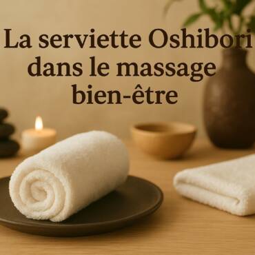 serviette oshibori massage