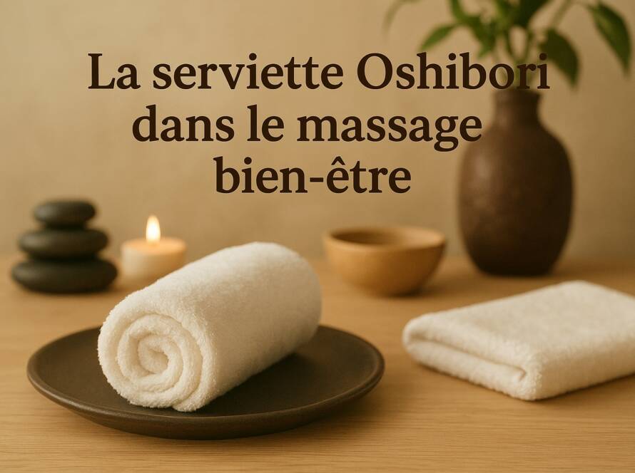 serviette oshibori massage